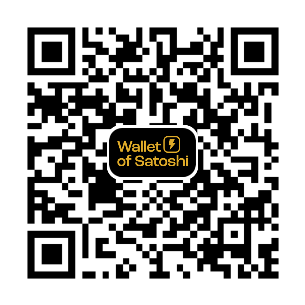 Lightning donation QR